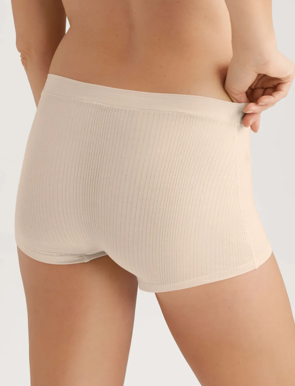 Women's Second Skin Luxe Rib Boyshort