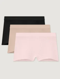 Women's Second Skin Luxe Rib Boyshort