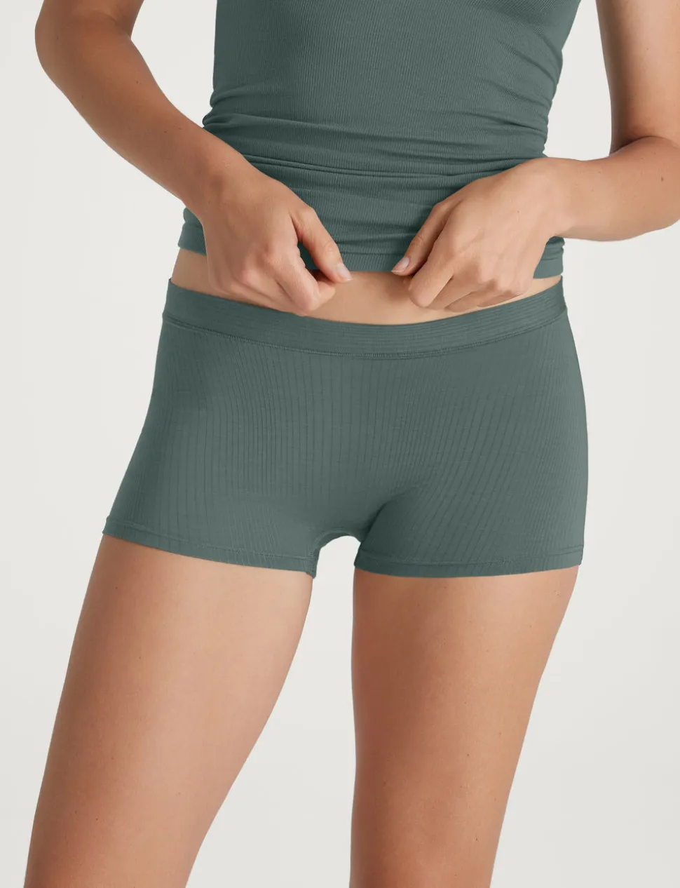 Women's Second Skin Luxe Rib Boyshort