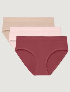 Women's Second Skin Luxe Rib Brief (3-Pack)