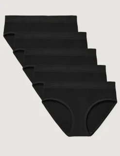 Women's Second Skin Luxe Rib Brief (3-Pack)