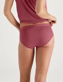 Women's Second Skin Luxe Rib Brief (3-Pack)