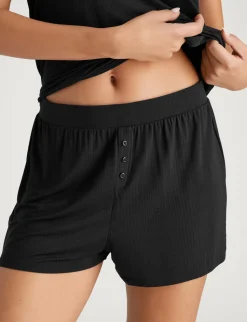 Women's Second Skin Luxe Rib Cami & Short Set