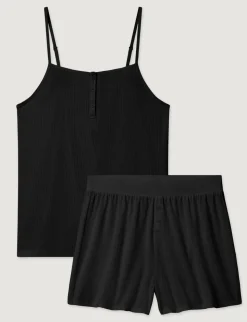 Women's Second Skin Luxe Rib Cami & Short Set