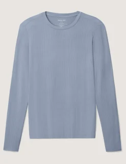 Women's Second Skin Luxe Rib Long Sleeve Crew Neck & Pant Set