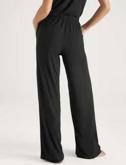 Women's Second Skin Luxe Rib Long Sleeve Crew Neck & Pant Set