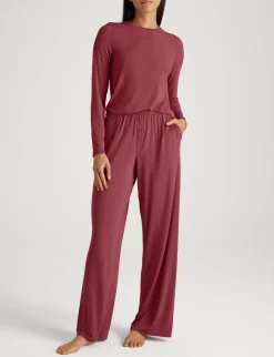 Women's Second Skin Luxe Rib Long Sleeve Crew Neck