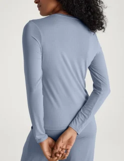 Women's Second Skin Luxe Rib Long Sleeve Crew Neck