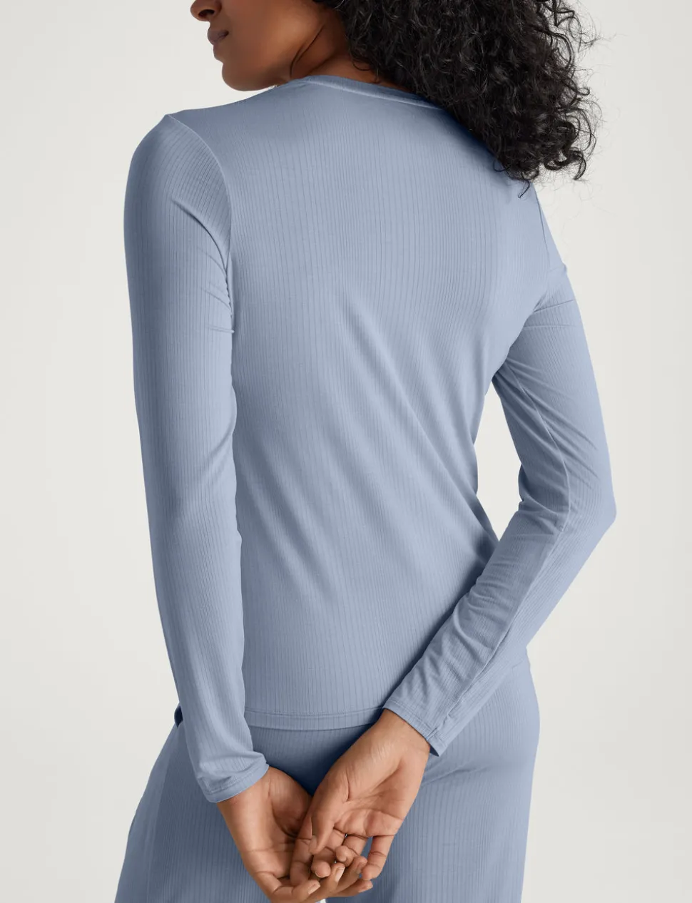 Women's Second Skin Luxe Rib Long Sleeve Crew Neck