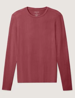 Women's Second Skin Luxe Rib Long Sleeve Crew Neck