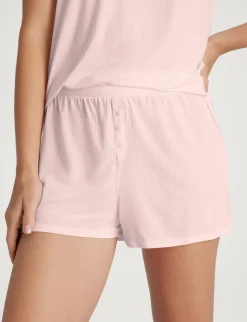 Women's Second Skin Luxe Rib Sleep Tank & Short Set