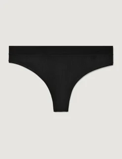 Women's Second Skin Luxe Rib Thong (5-Pack)