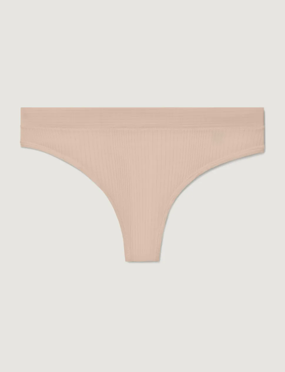 Women's Second Skin Luxe Rib Thong (5-Pack)