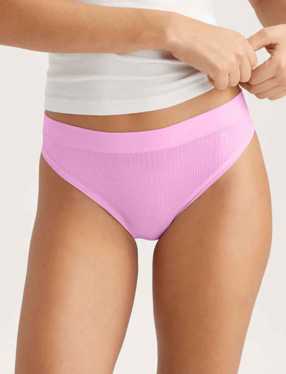 Women's Second Skin Luxe Rib Thong (5-Pack)