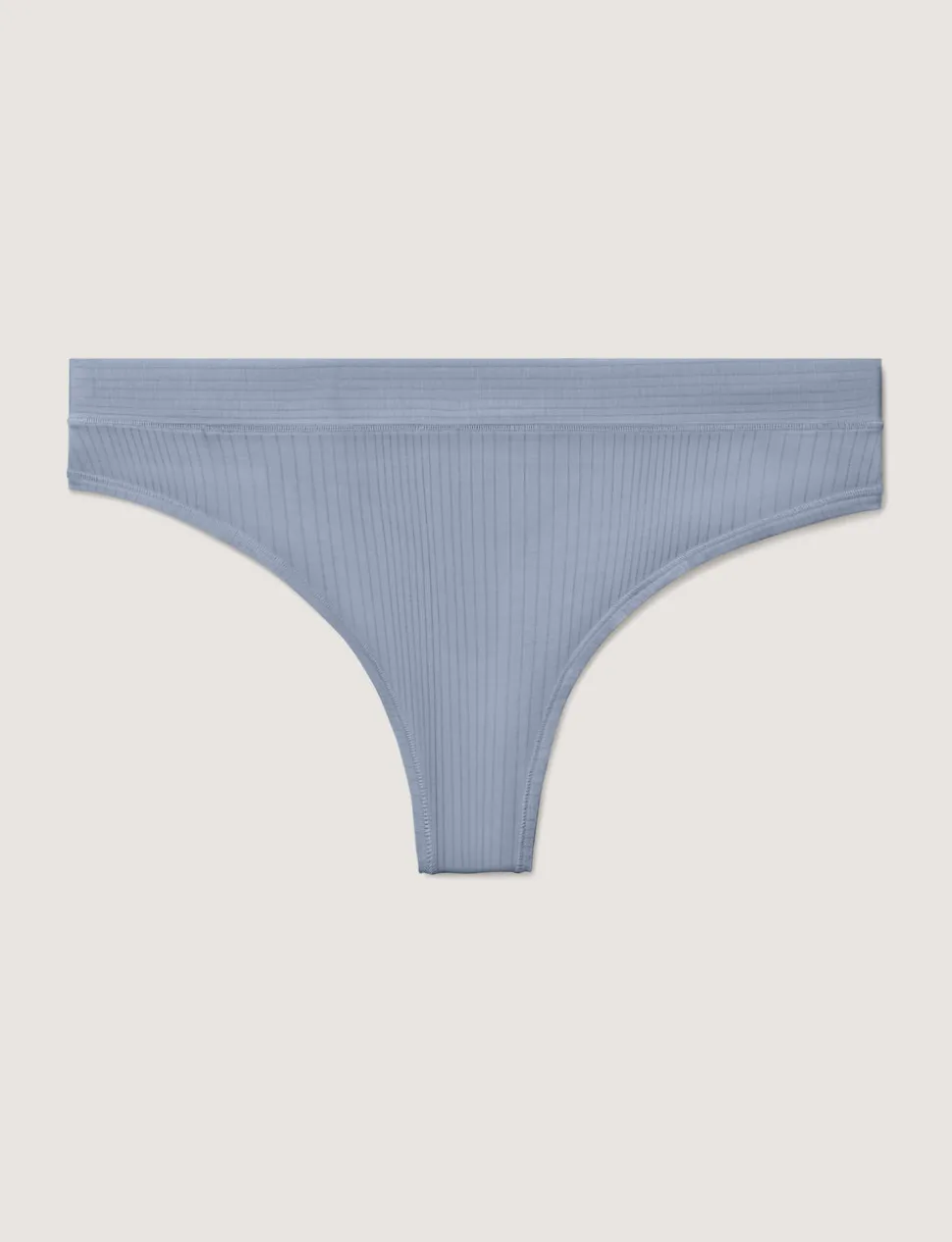Women's Second Skin Luxe Rib Thong (3-Pack)