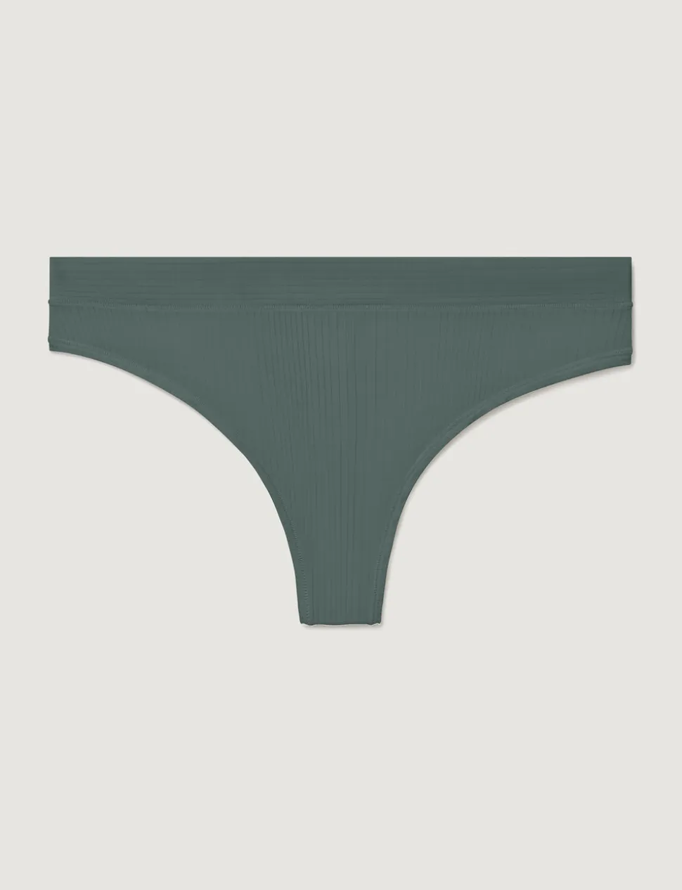 Women's Second Skin Luxe Rib Thong (3-Pack)