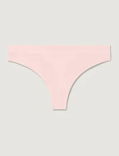 Women's Second Skin Luxe Rib Thong (3-Pack)