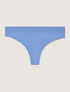 Women's Second Skin Luxe Rib Thong (3-Pack)