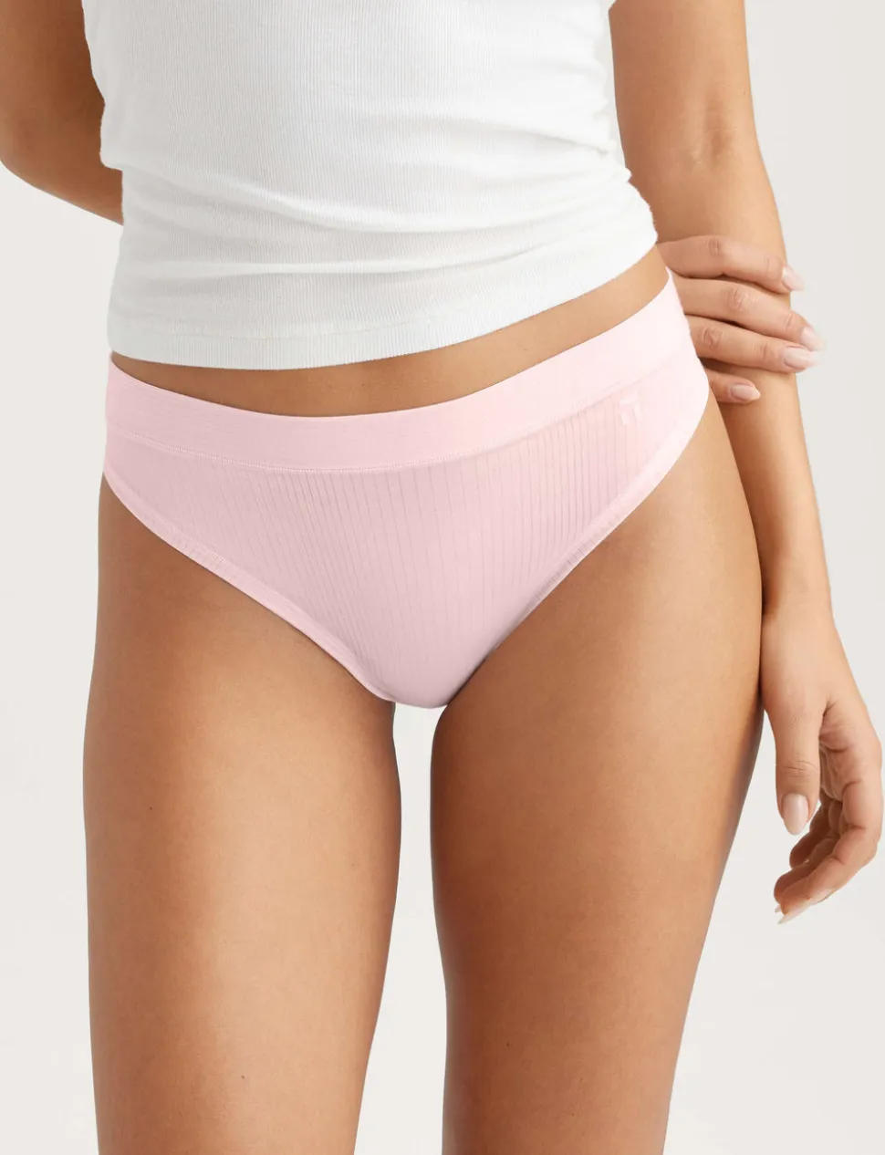 Women's Second Skin Luxe Rib Thong