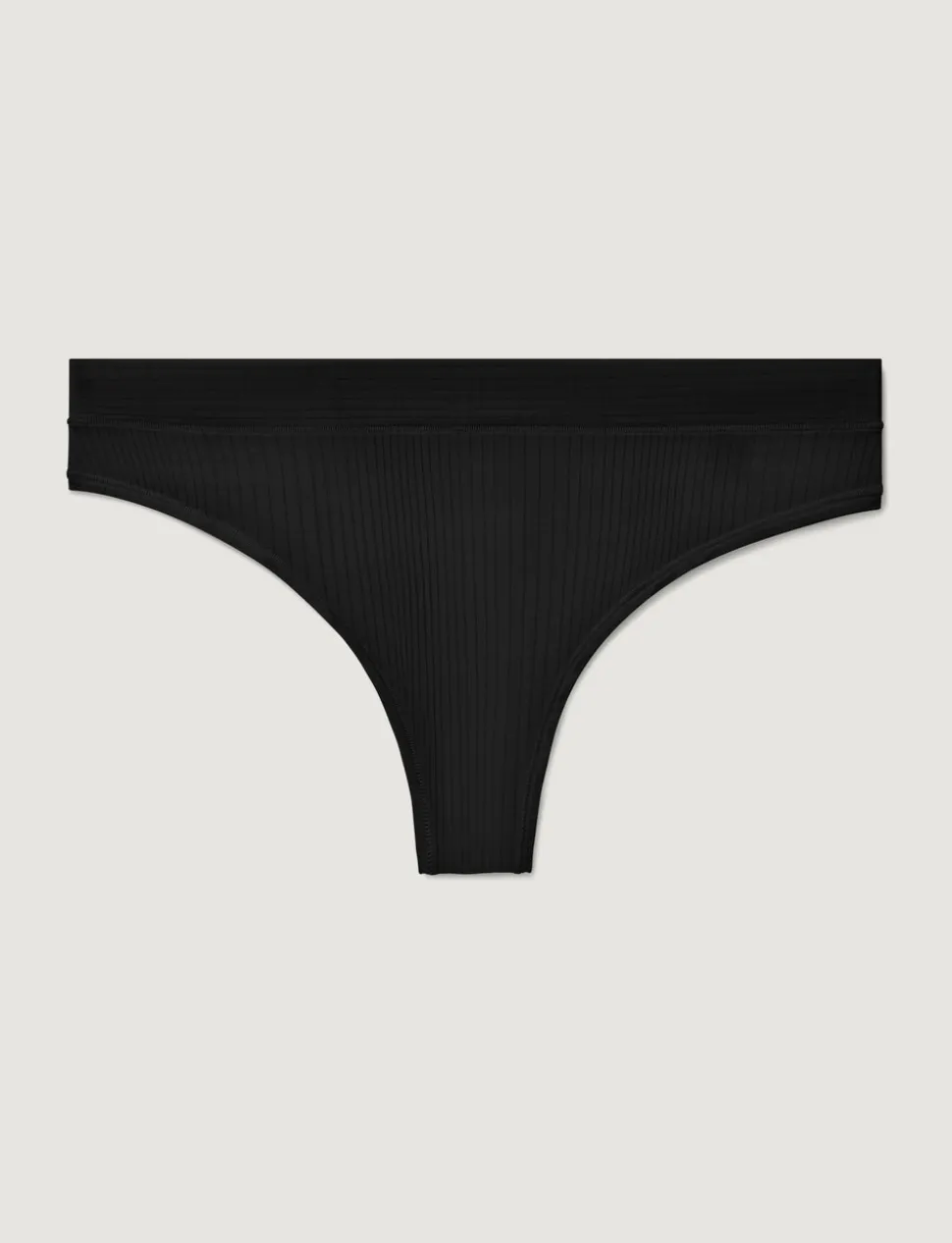 Women's Second Skin Luxe Rib Thong