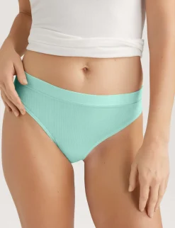 Women's Second Skin Luxe Rib Thong