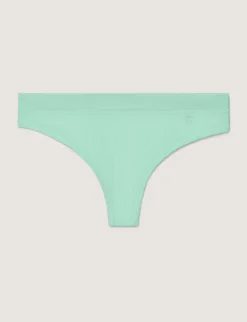 Women's Second Skin Luxe Rib Thong