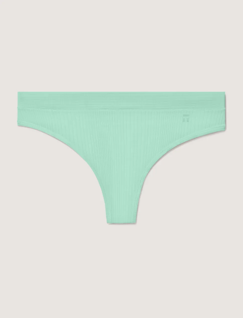 Women's Second Skin Luxe Rib Thong