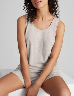 Women's Second Skin Sleep Pocket Tank & Short Set