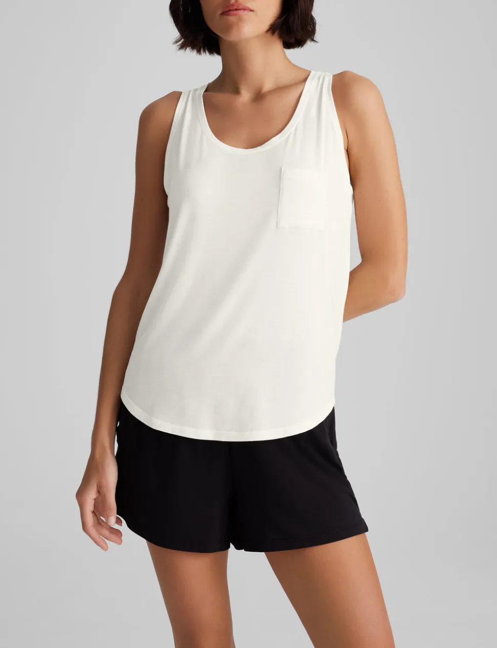 Women's Second Skin Sleep Pocket Tank & Short Set