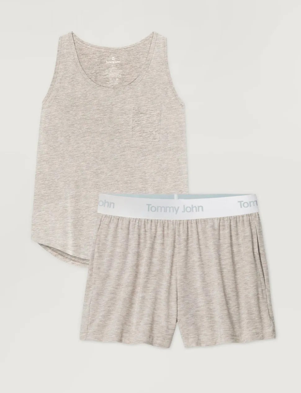 Women's Second Skin Sleep Pocket Tank & Short Set