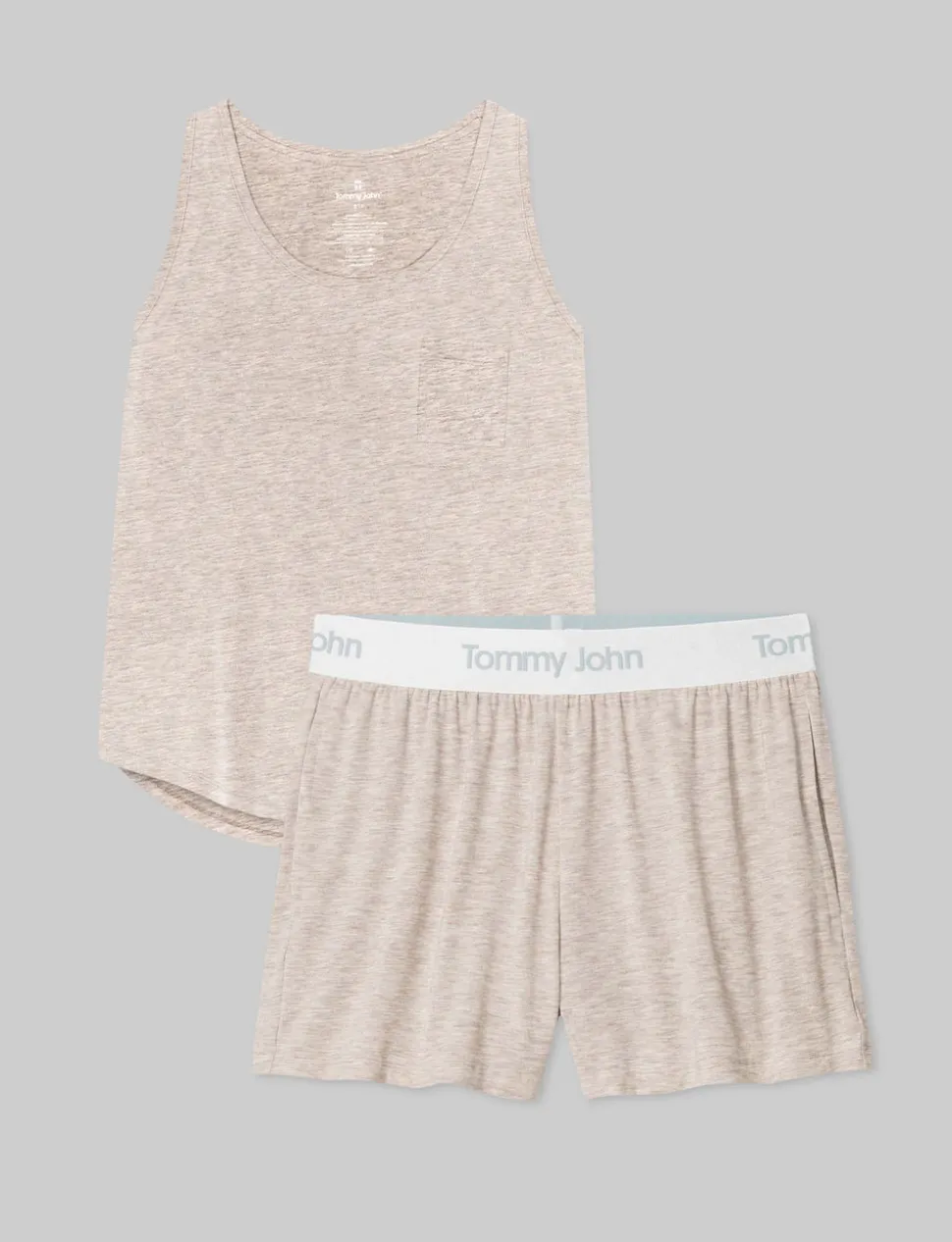 Women's Second Skin Sleep Pocket Tank & Short Set