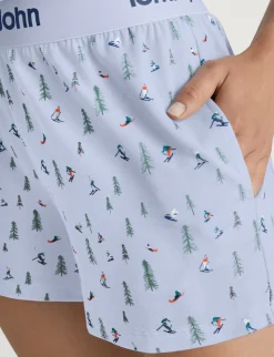 Women's Second Skin Sleep Pocket Tee & Short Set
