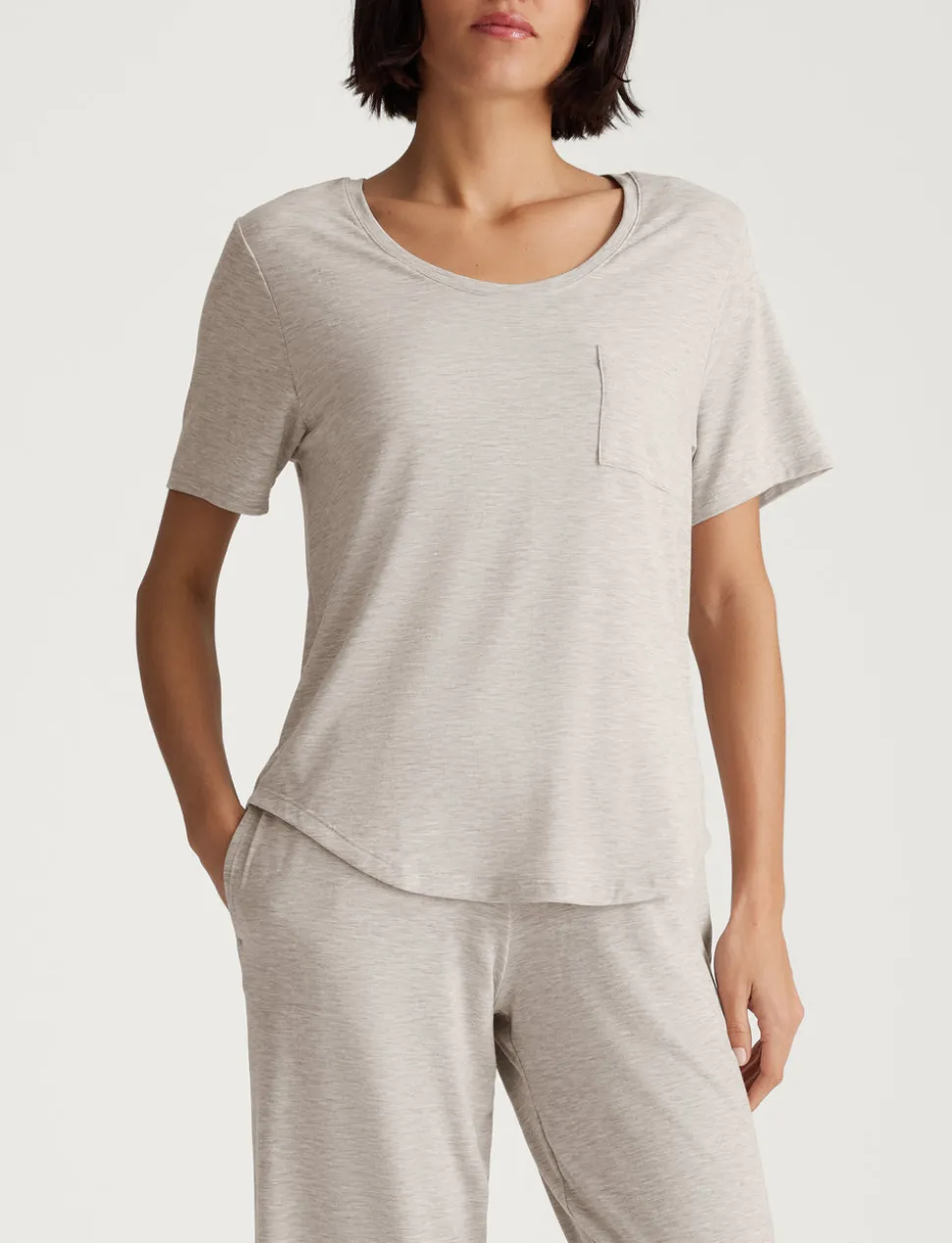 Women's Second Skin Sleep Pocket Tee & Short Set