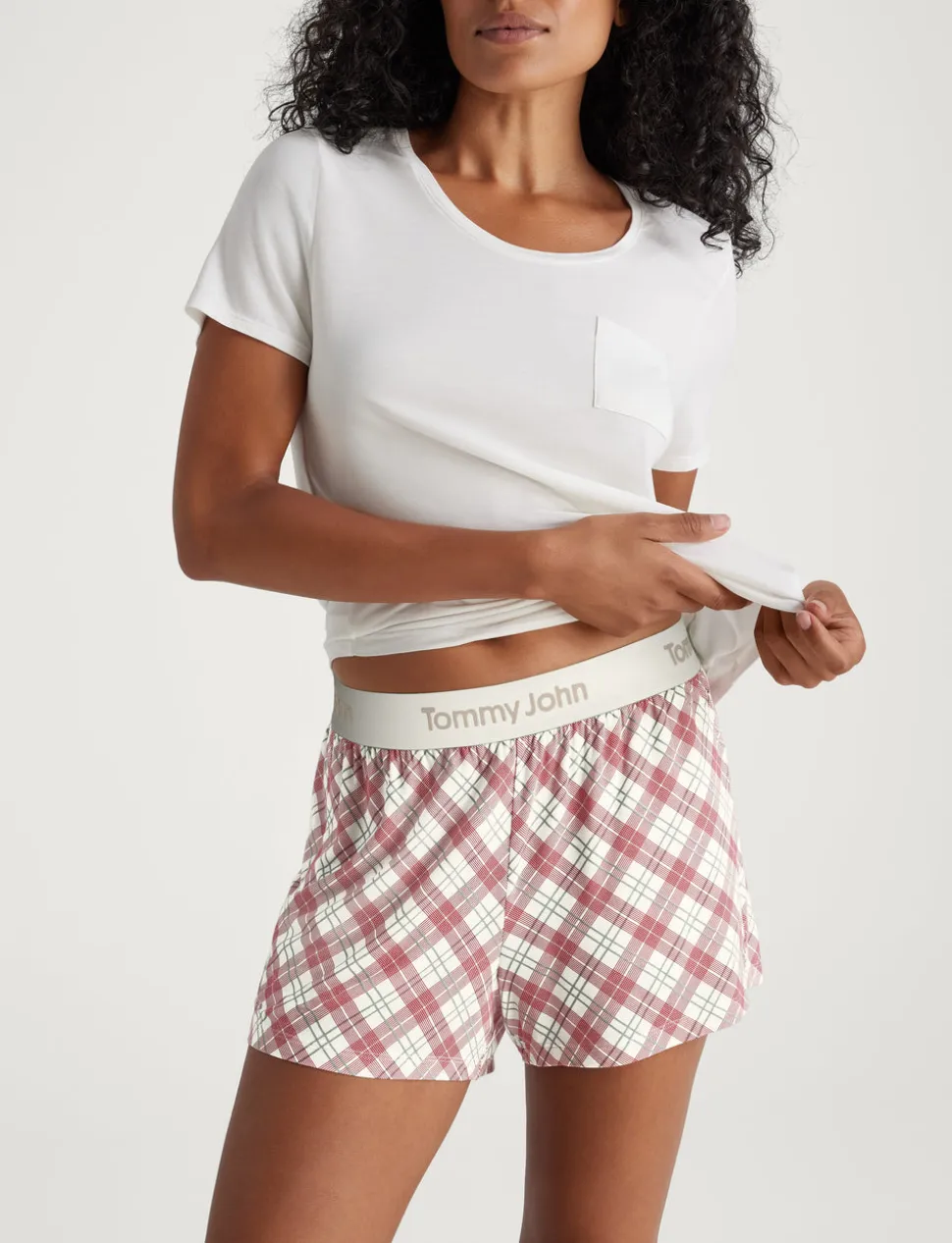 Women's Second Skin Sleep Pocket Tee & Short Set