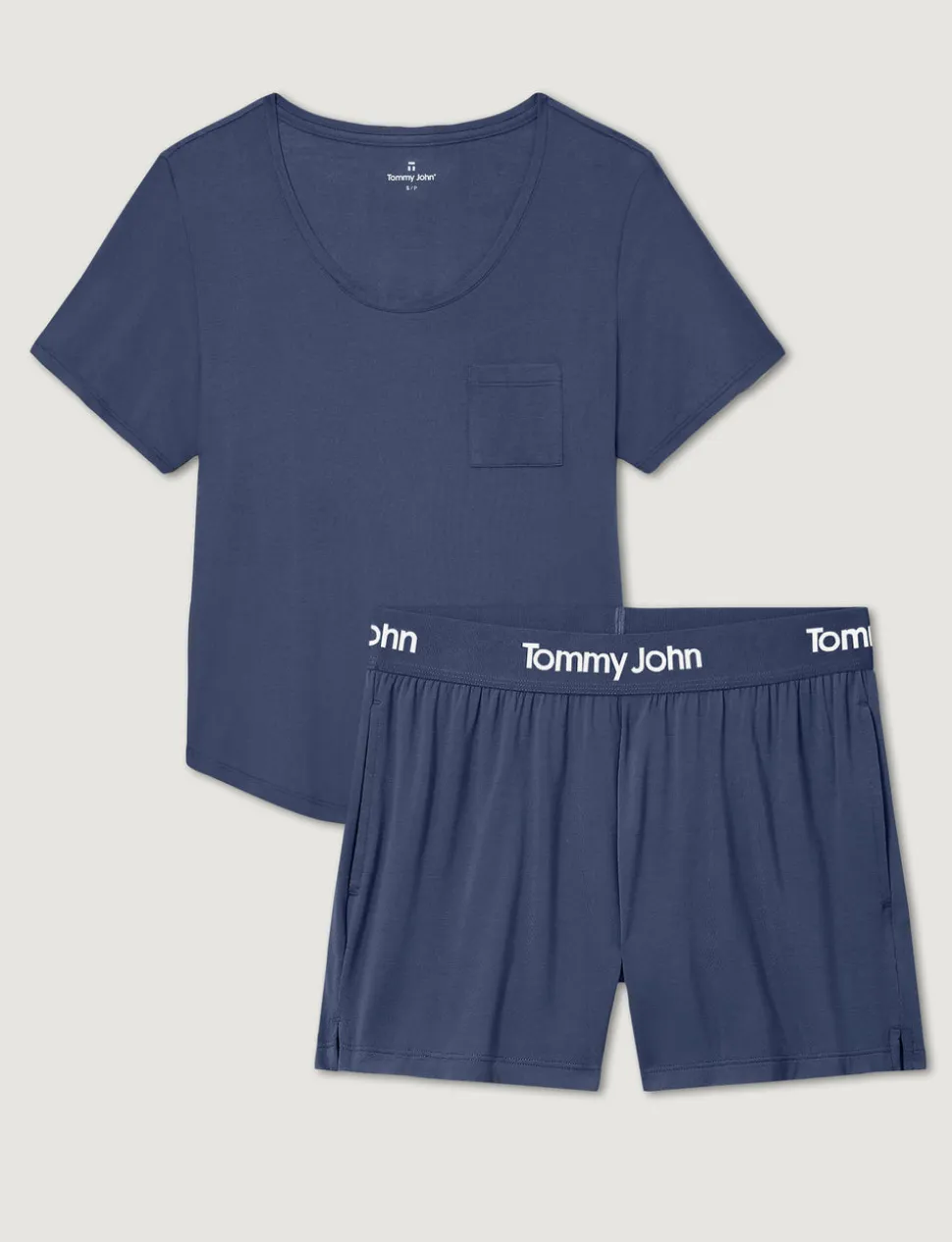 Women's Second Skin Sleep Pocket Tee & Short Set