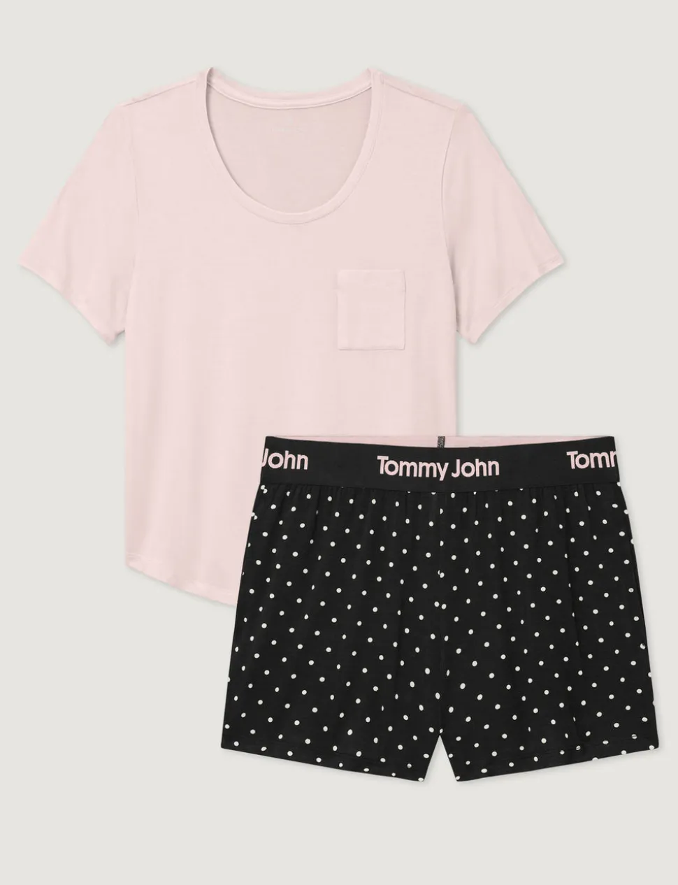 Women's Second Skin Sleep Pocket Tee & Short Set