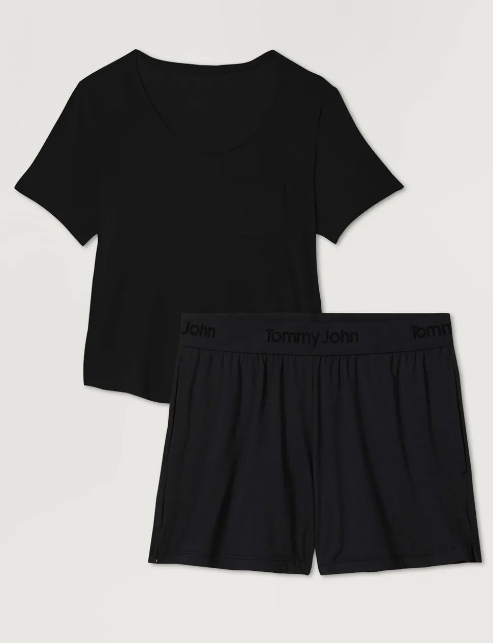 Women's Second Skin Sleep Pocket Tee & Short Set