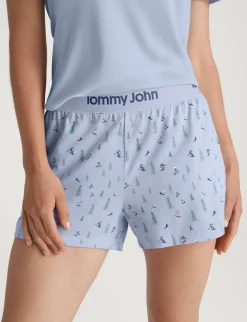 Women's Second Skin Sleep Pocket Tee & Short Set