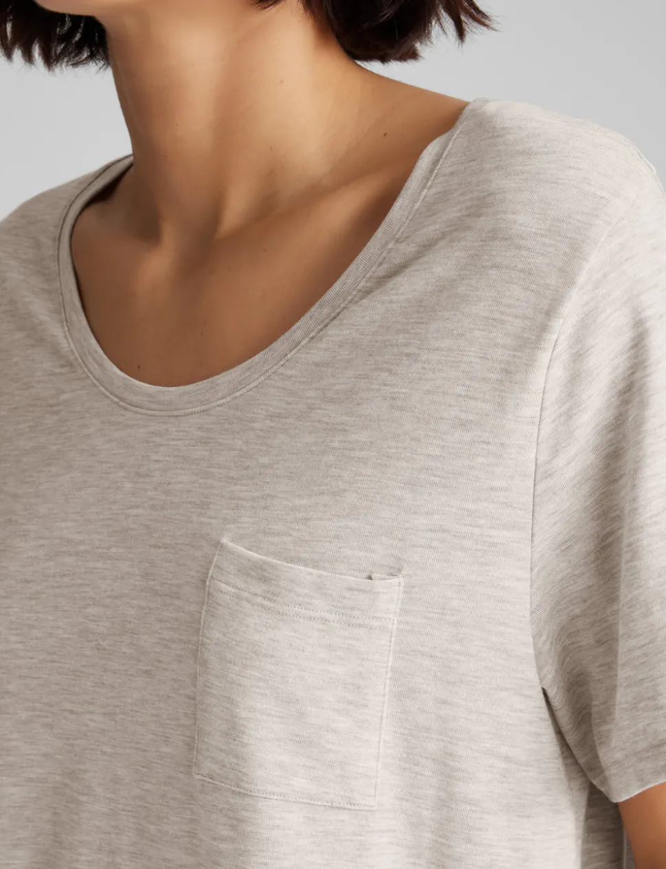Women's Second Skin Sleep Pocket Tee & Short Set