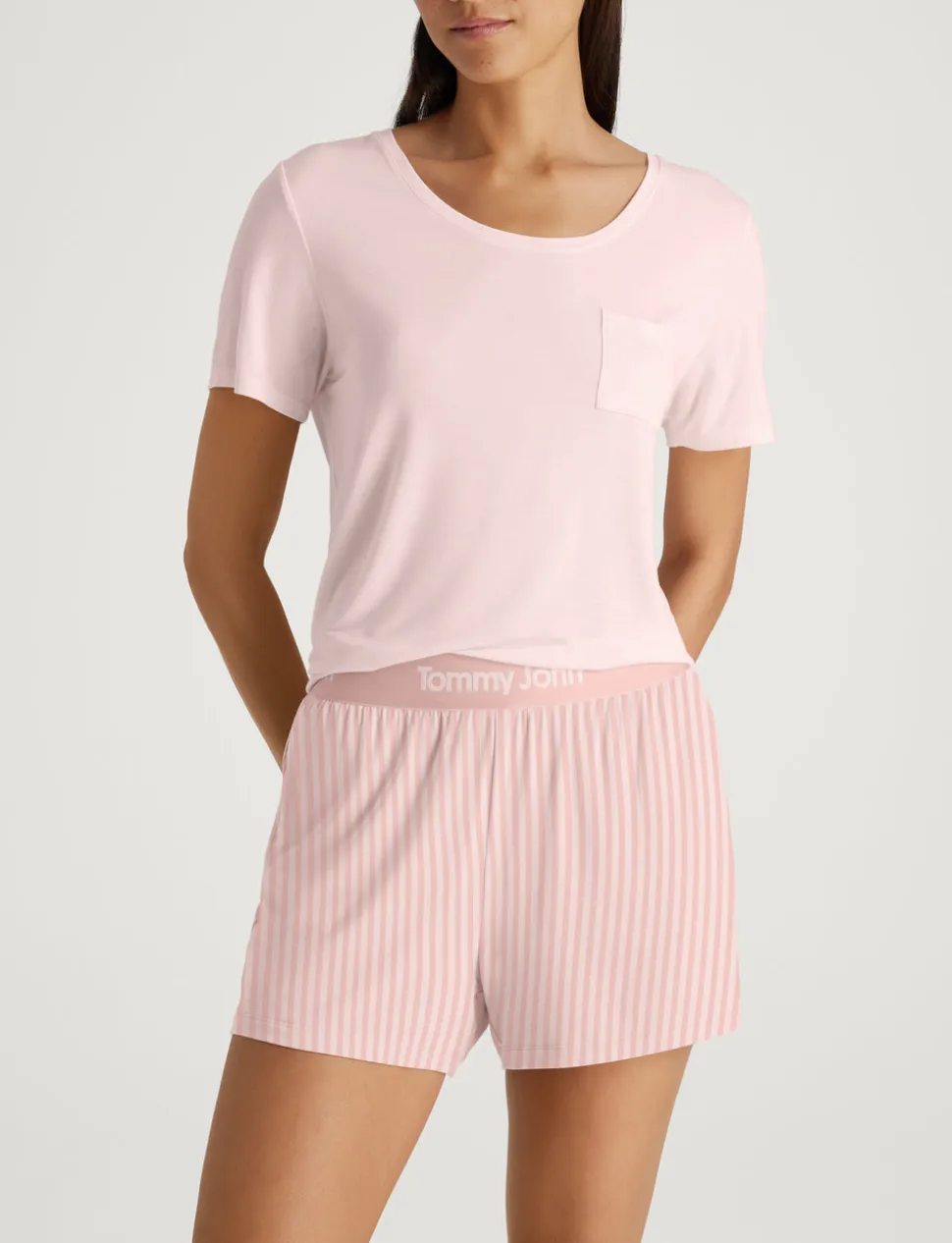 Women's Second Skin Sleep Pocket Tee & Short Set