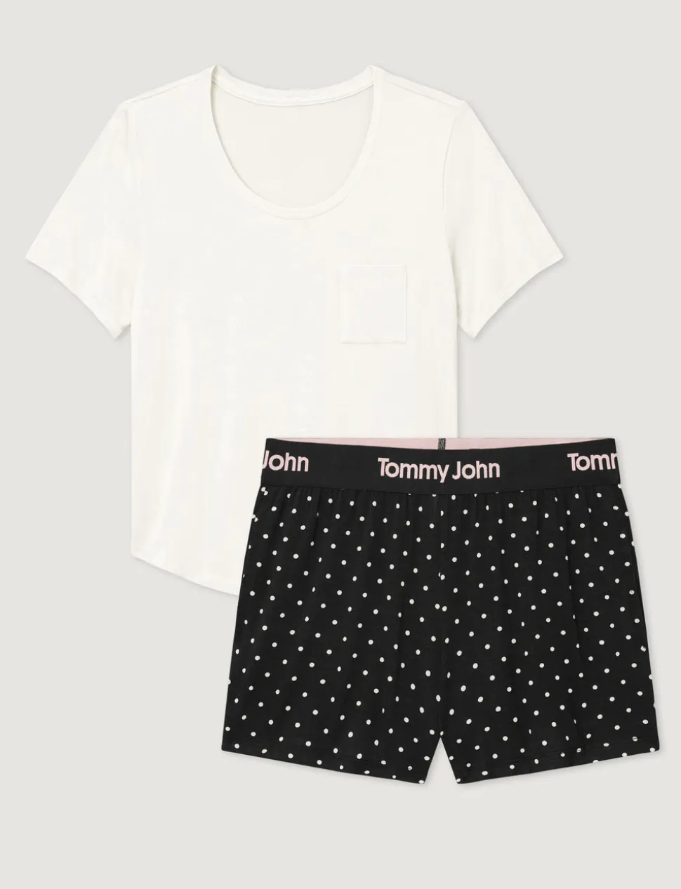 Women's Second Skin Sleep Pocket Tee & Short Set