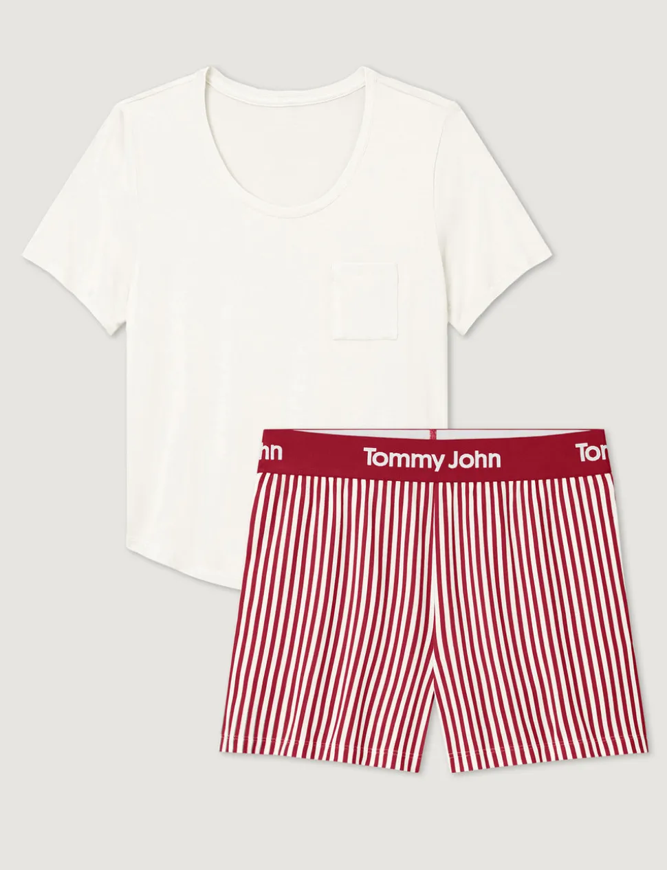 Women's Second Skin Sleep Pocket Tee & Short Set