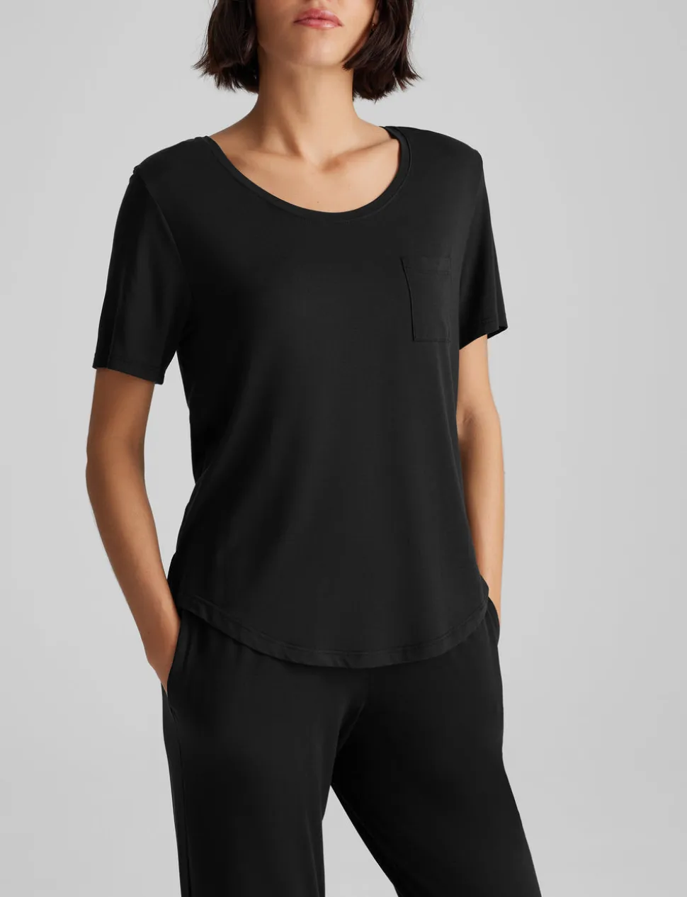 Women's Second Skin Sleep Pocket Tee & Short Set