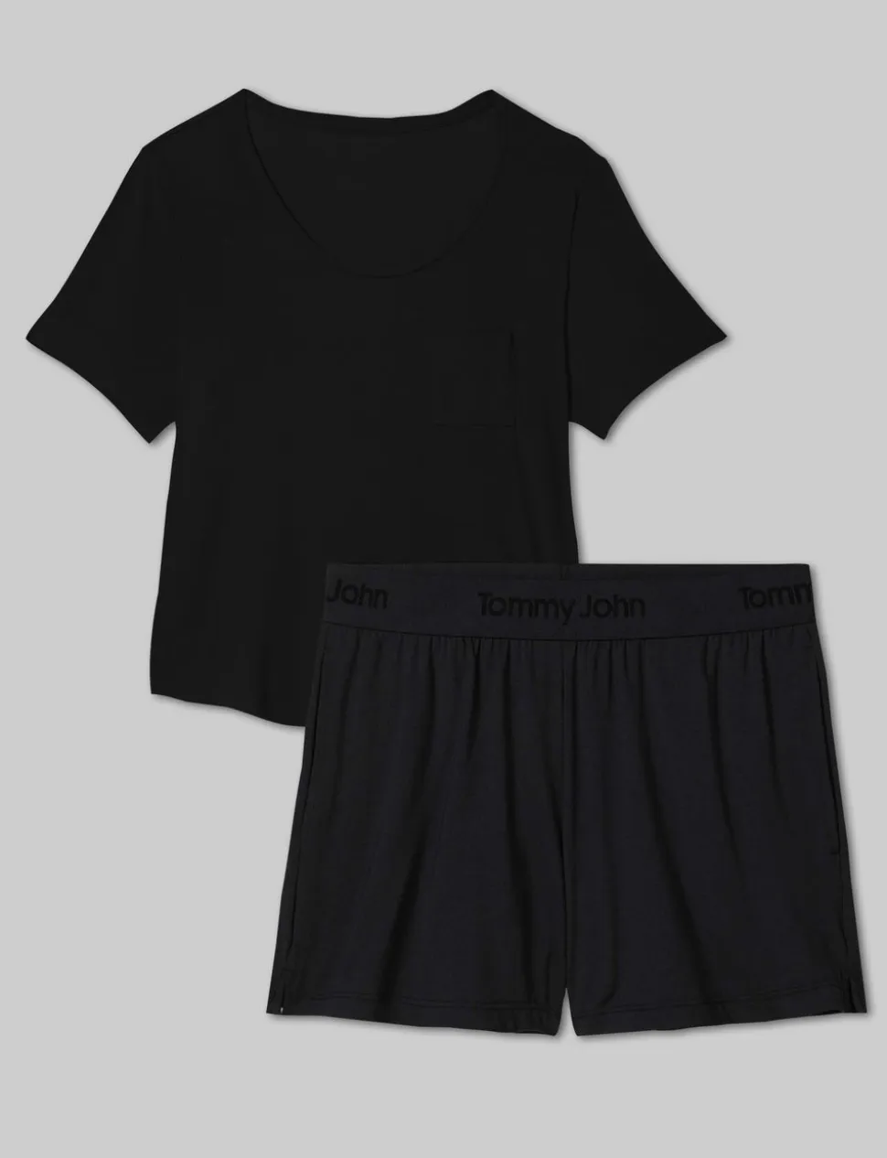 Women's Second Skin Sleep Pocket Tee & Short Set