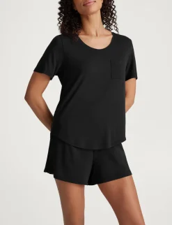 Women's Second Skin Sleep Pocket Tee & Short Set