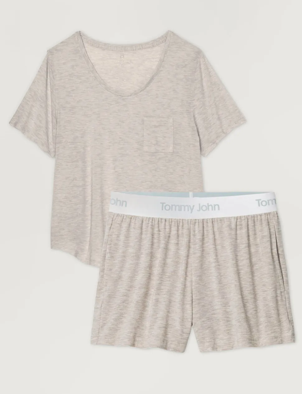 Women's Second Skin Sleep Pocket Tee & Short Set