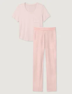 Women's Second Skin Sleep Pocket Tee & Pant Set