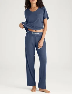 Women's Second Skin Sleep Pocket Tee & Pant Set