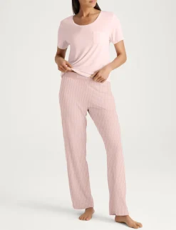 Women's Second Skin Sleep Pocket Tee & Pant Set