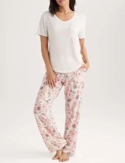 Women's Second Skin Sleep Pocket Tee & Pant Set